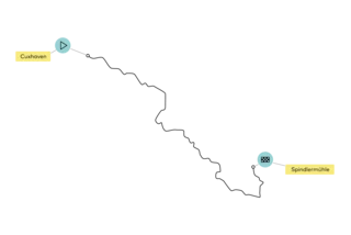 Grafik des Streckenverlaufs des Elbe-Radwegs