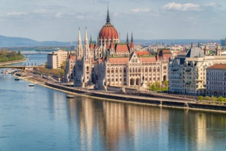 Blick auf die Altstadt von Budapest.